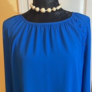 Counterparts Blue Blouse